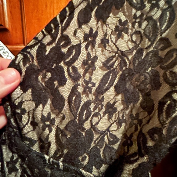 Stunning faux wrap black lace dress - Picture 2 of 8